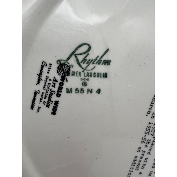 1955 Homer Laughlin Ebenezer Methodist Church, Talbott, TN Commemorative Plate - Picture 4 of 6